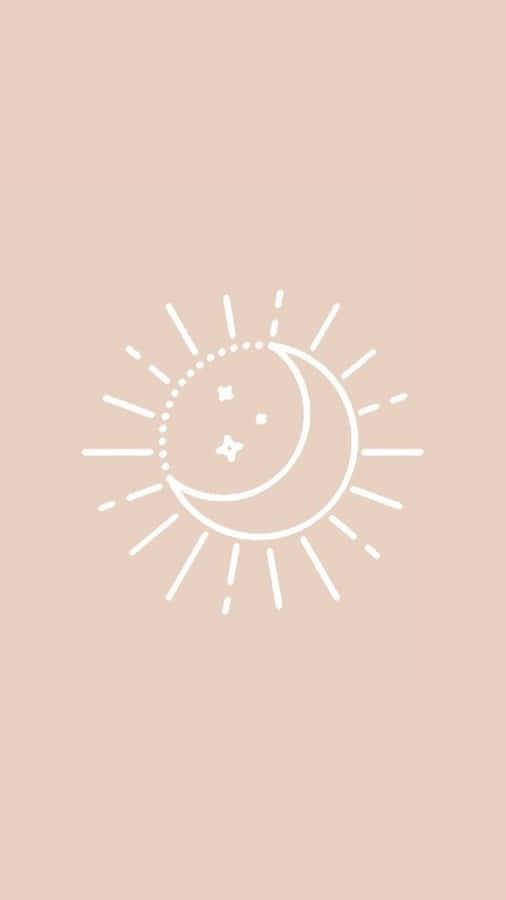 A Celestial Harmony Of The Sun And Moon Creating A Mesmerizing Yin And Yang Aesthetic. Wallpaper