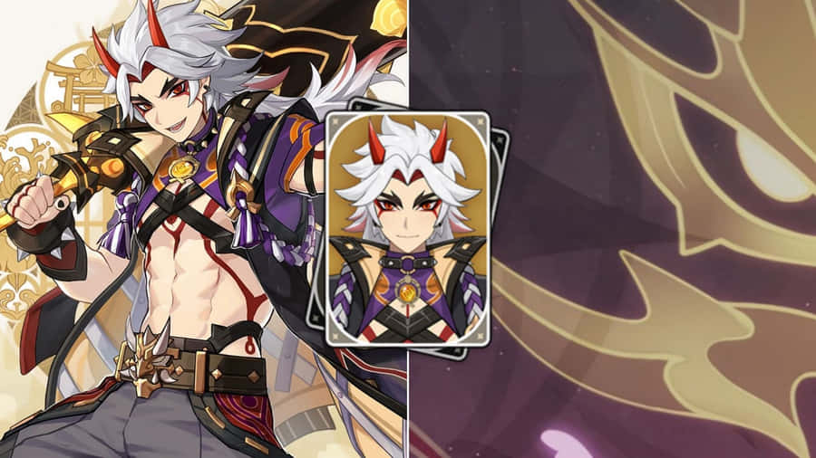 A Character With A Sword And A Sword Wallpaper