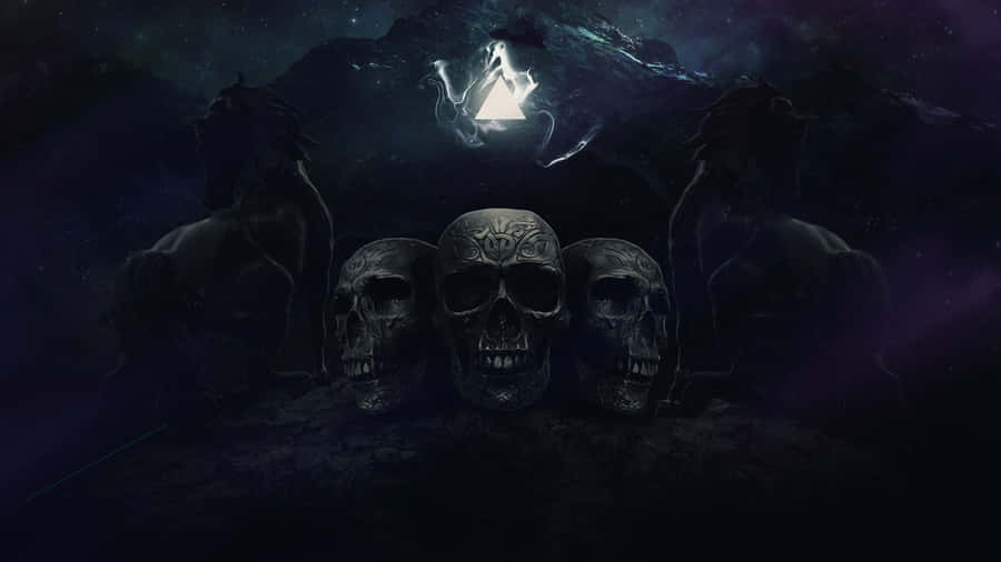 A Chilling Night Of Horror Unfolds Wallpaper