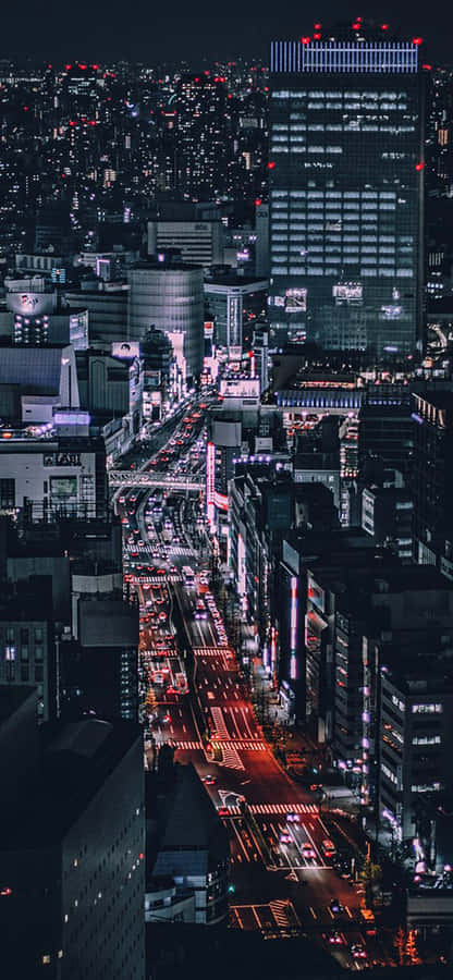 A City At Night Wallpaper