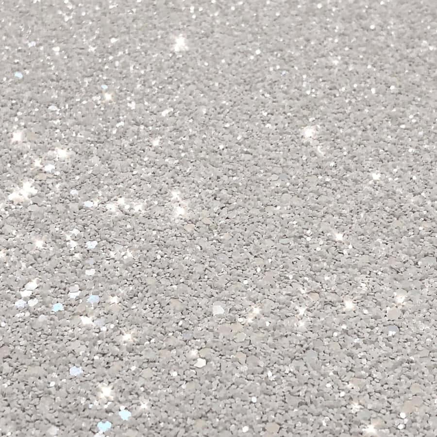 A Close Up Of A White Glitter Surface Wallpaper