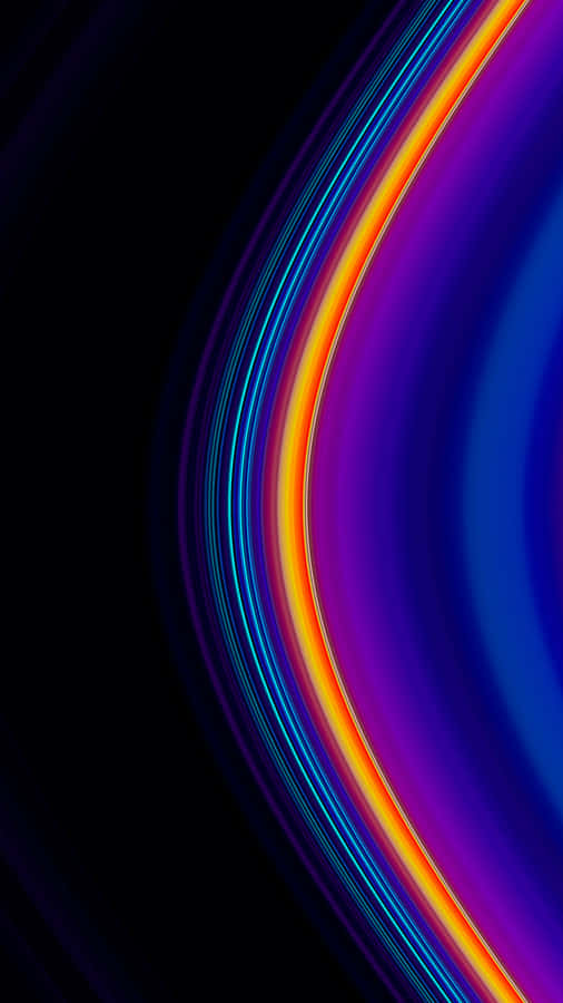 A Colorful Abstract Background With A Rainbow Colored Line Wallpaper
