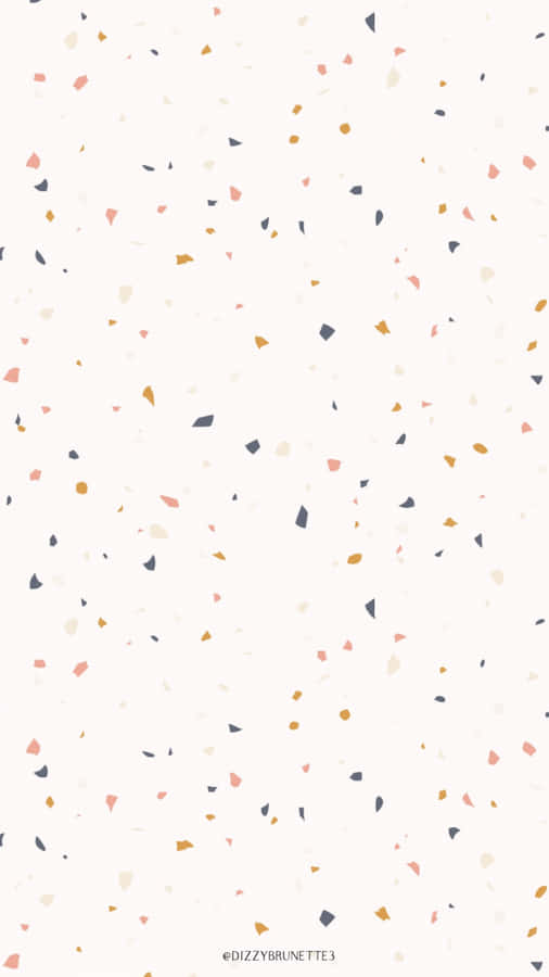 A Colorful Confetti Pattern With Triangles Wallpaper