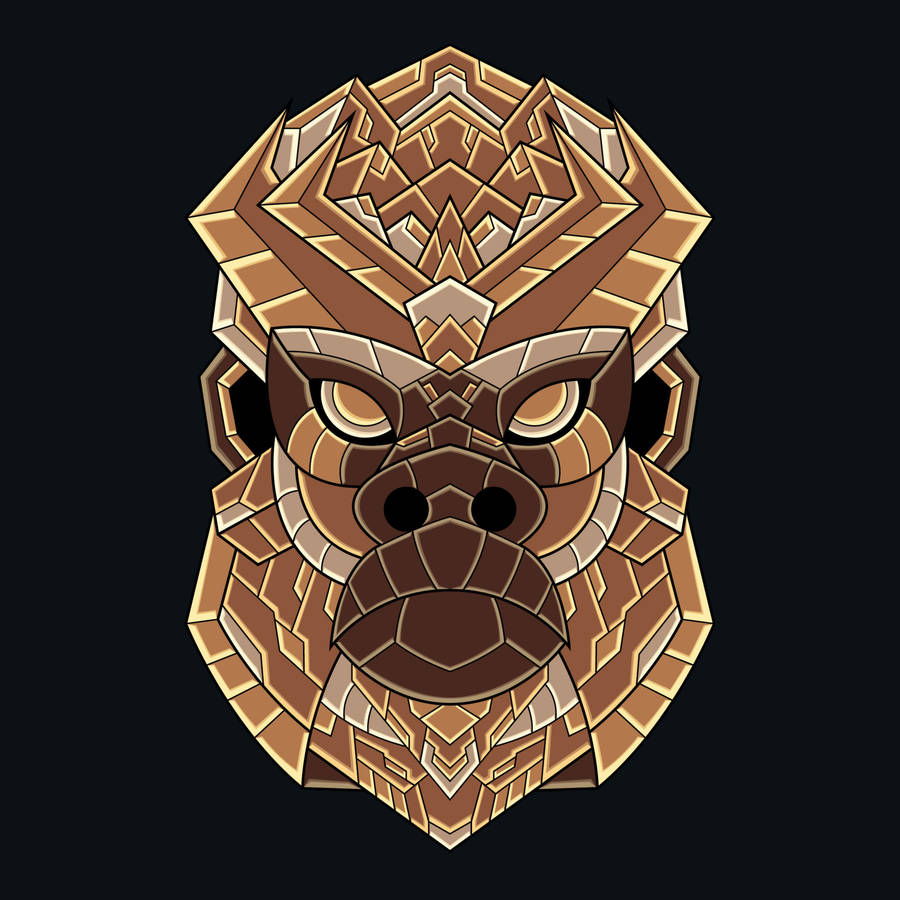 “a Cool Gorilla In Its Natural Habitat