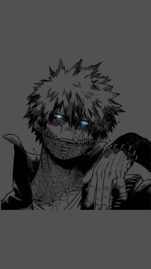 A Crazy Anime Boy Hitting A Piñata Wallpaper