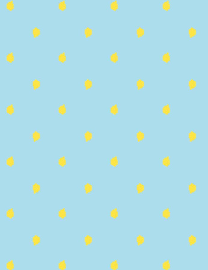 A Cute Light Blue Wall With A Beautiful View Wallpaper