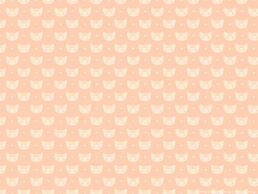 “a Cute Peach With Raindrops” Wallpaper