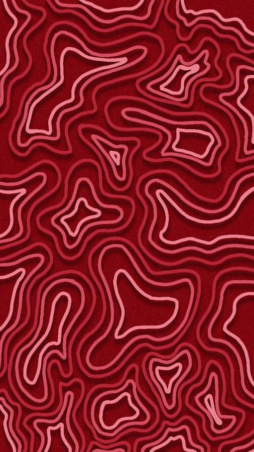 A Cute Red Iphone 7 Caught In The Sunlight Wallpaper