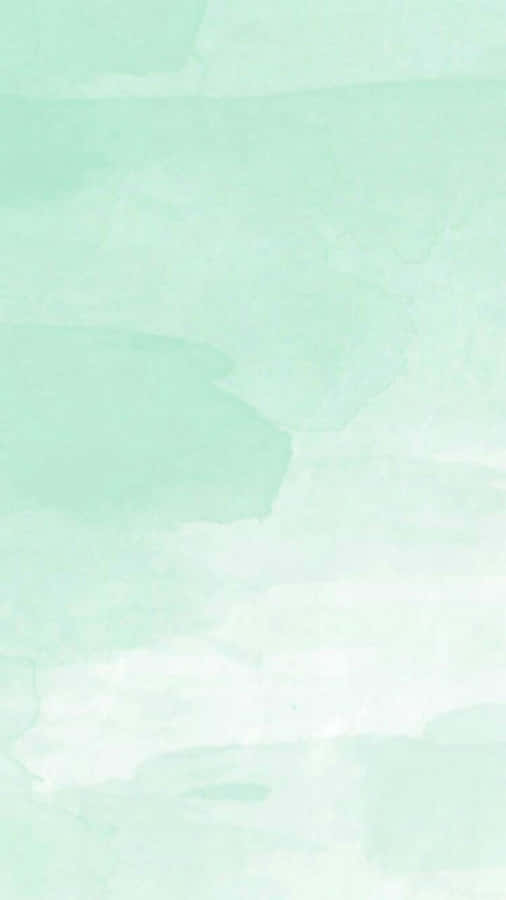 A Delicate Pastel Mint Green Wallpaper Featuring A Soft, Soothing Texture Wallpaper