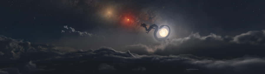 A Dragon Ultra Hd Monitor Wallpaper Wallpaper