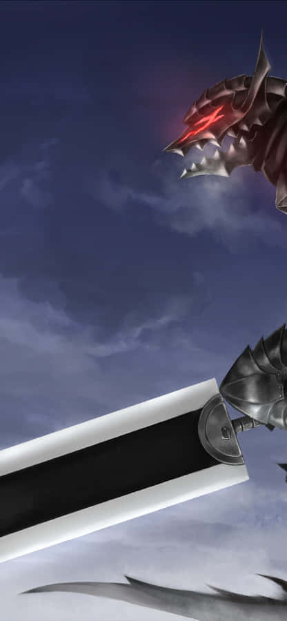 A Dragon With A Sword In Its Hand Wallpaper