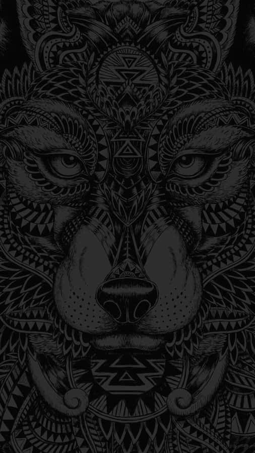 A Fantastical Primitive Landscape Wallpaper