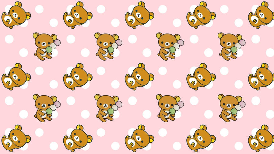 A Fun Colorful Design Featuring A Cute Kawaii Aesthetic Wallpaper