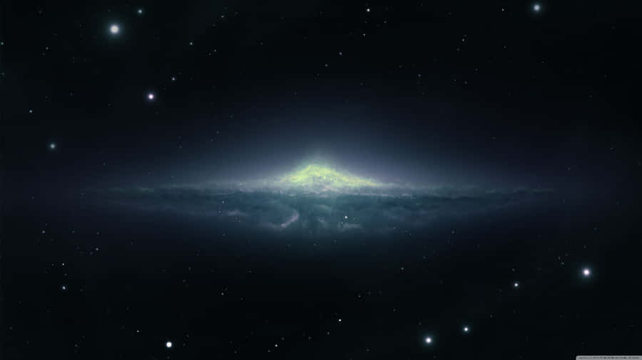 A Glimpse Of The Andromeda Galaxy From Earth Wallpaper