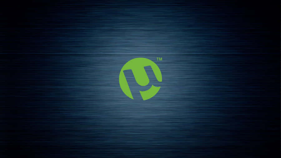 A Green Logo On A Black Background Wallpaper