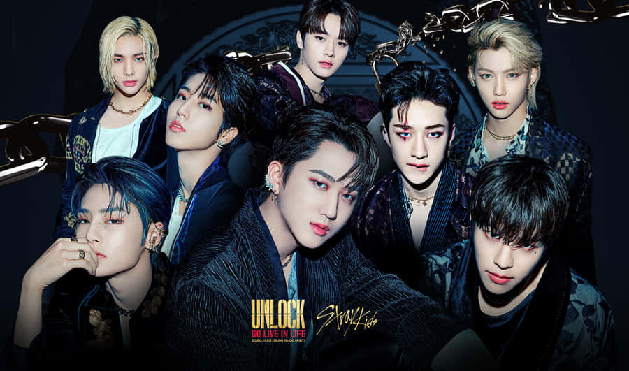 A Group Of Korean Boys Posing For A Picture Wallpaper