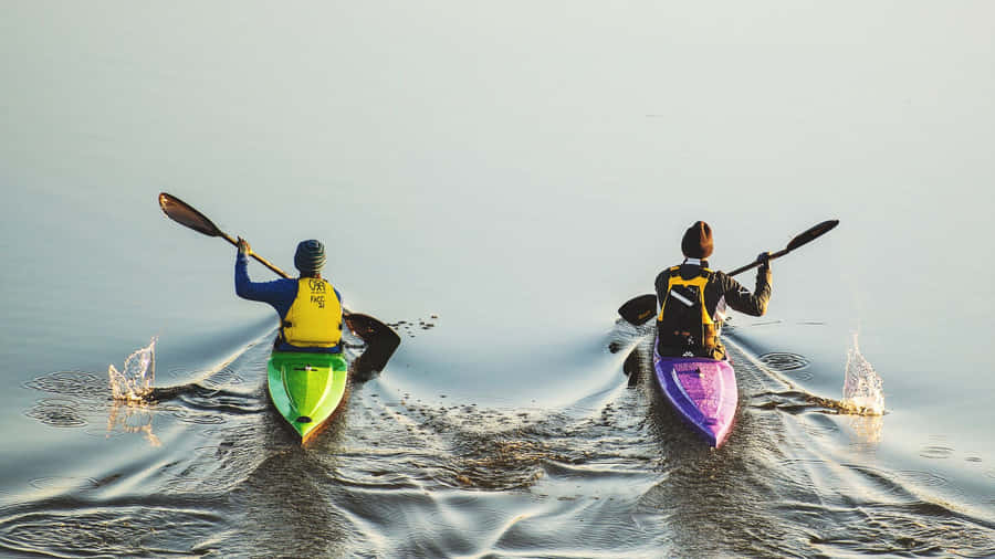 A Group Of Motivated Athletes Ready To Take On Any Challenge Wallpaper