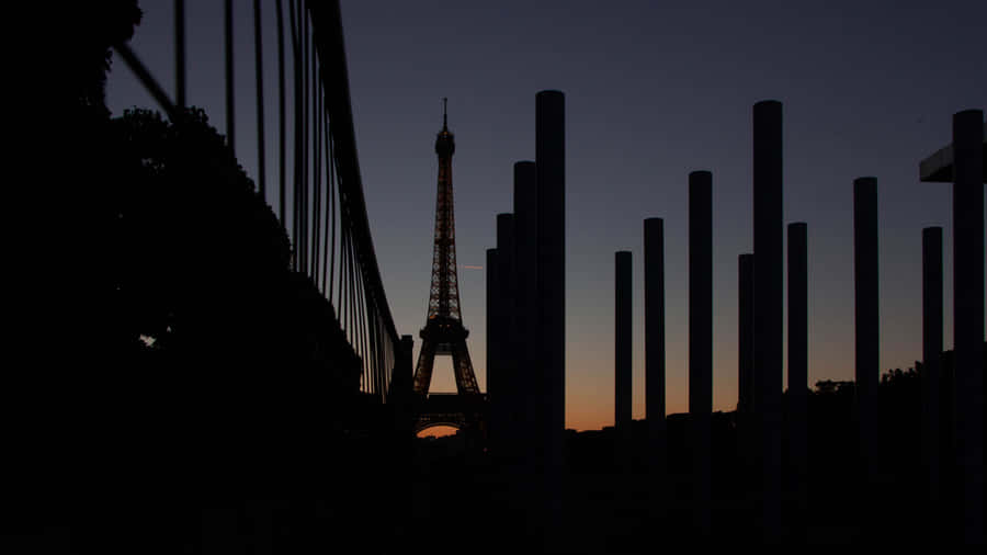 A Group Of Poles In The Sky Wallpaper
