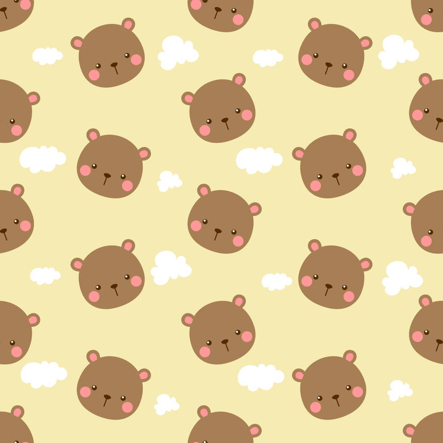 A Happy Brown Bear Ready To Take On The Day! Wallpaper
