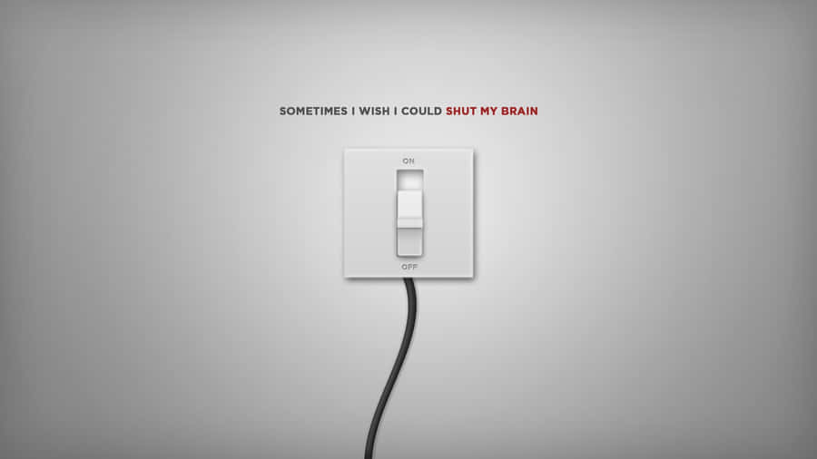 A Light Switch With A Cord Attached To It Wallpaper