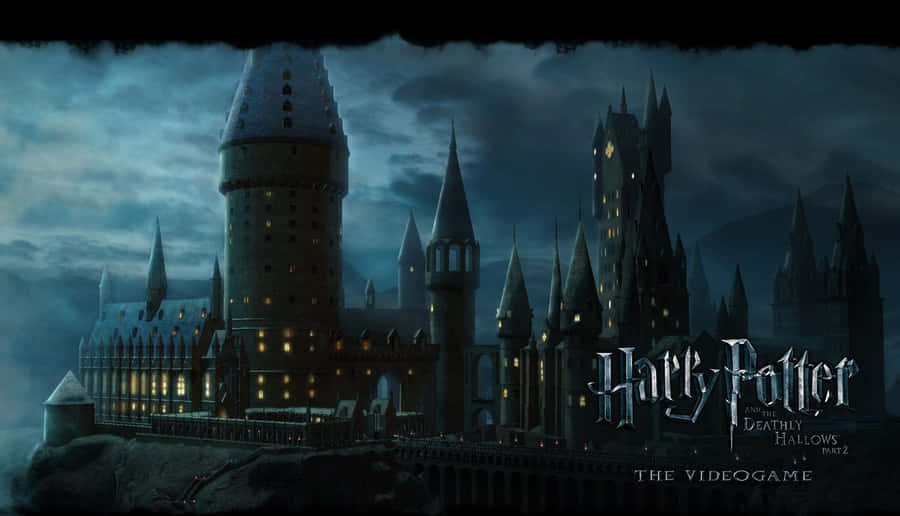 A Majestic View Of Hogwarts Castle Wallpaper