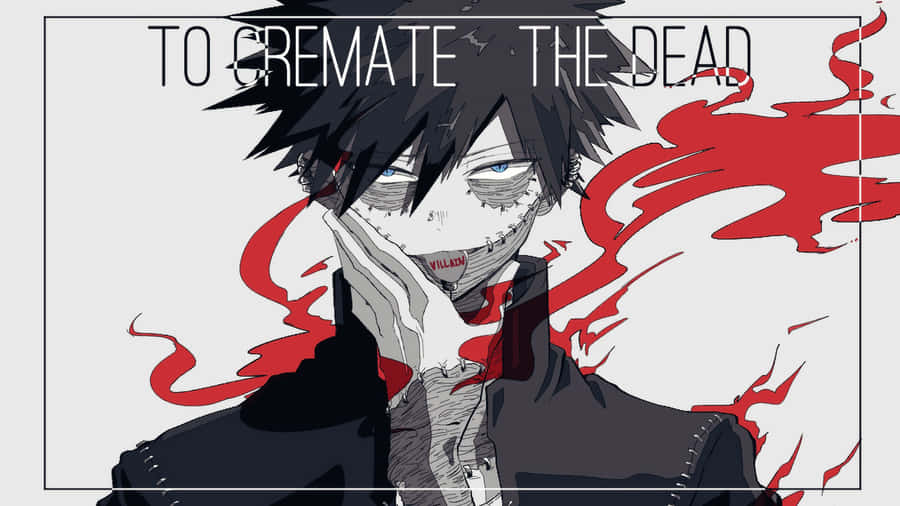 A Menacing My Hero Academia Villain Poses With A Malicious Smirk Wallpaper