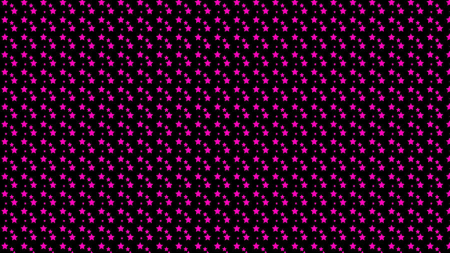 A Mesmerizing Night Sky Filled With Vibrant Pink Stars Wallpaper