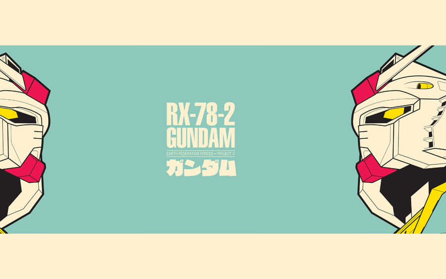 A Modern, Gundam-inspired Desktop Setup Wallpaper