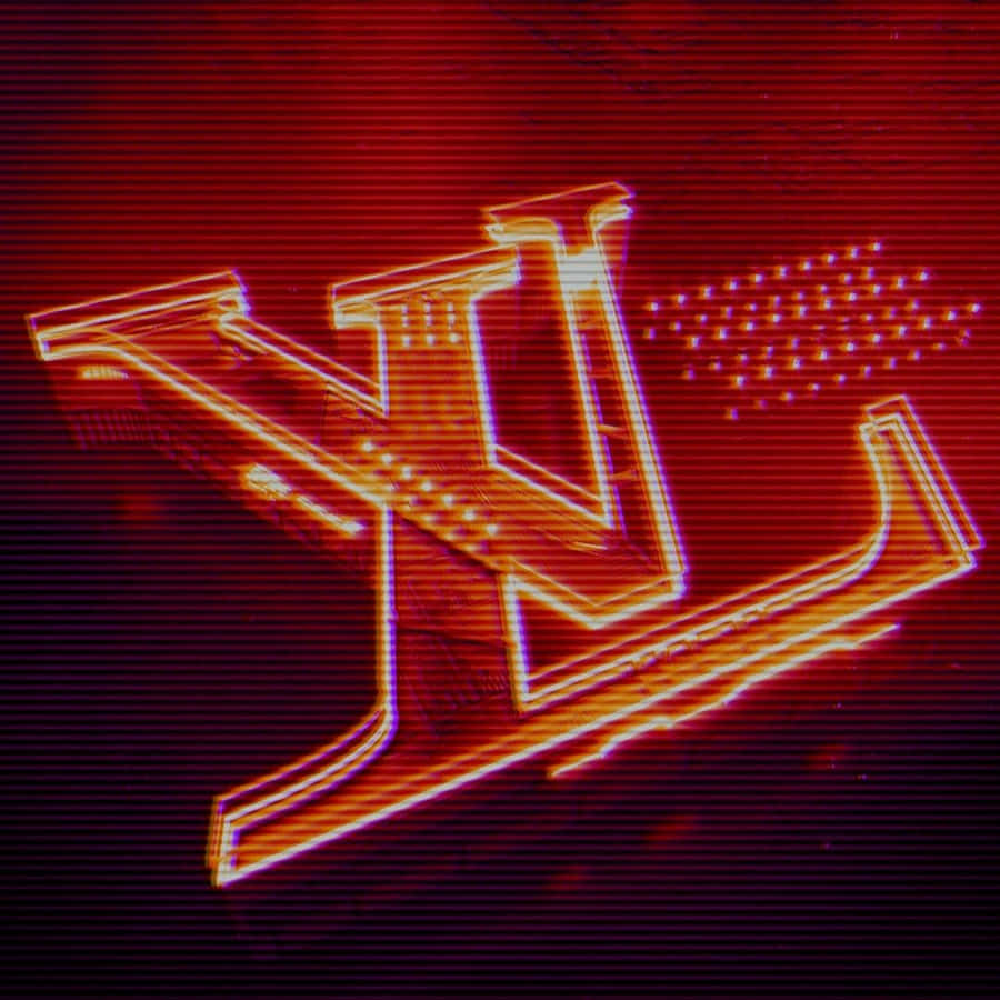 A Neon Sign With The Letter L Wallpaper