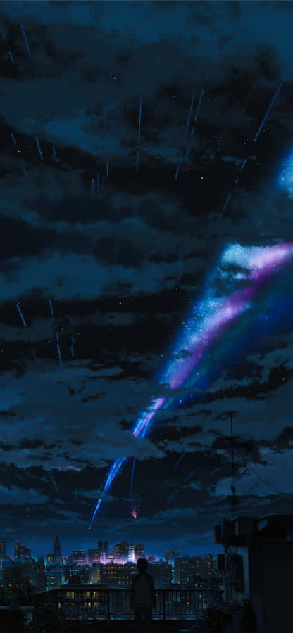 A Person Is Standing In The Sky Wallpaper