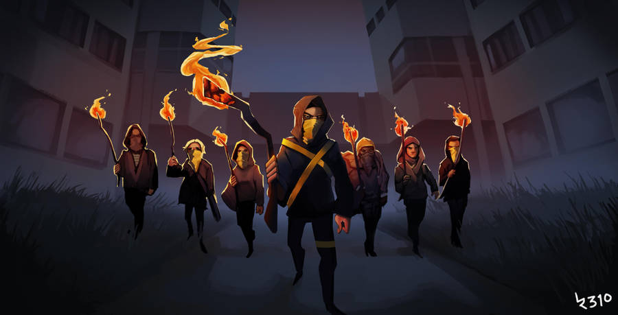 A Piece Of Fan Artwork Celebrating The Members Of Twenty One Pilots. Wallpaper