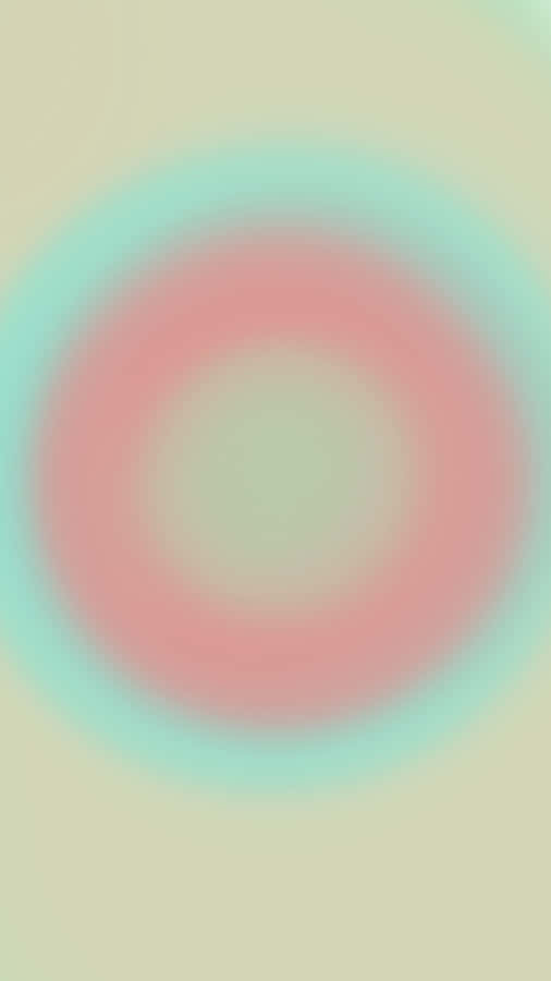 A Pink And Green Circle With A White Background Wallpaper