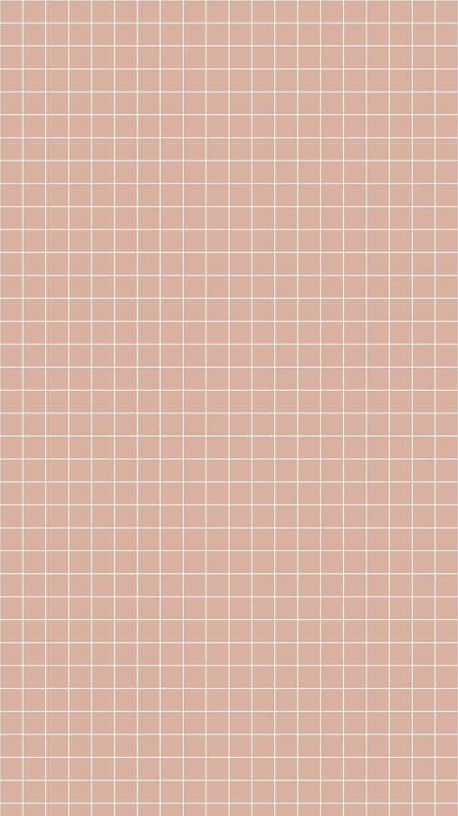 A Pink And White Grid Pattern Wallpaper