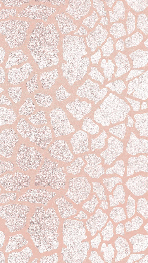 A Pink And White Pattern With Stones Wallpaper
