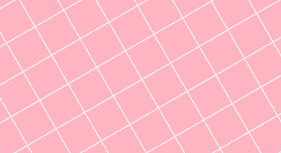A Pink And White Tiled Pattern Wallpaper