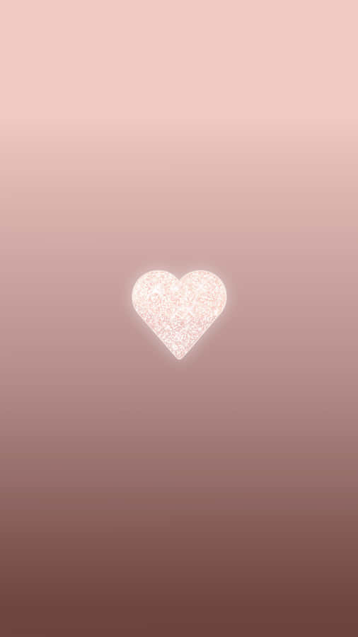 A Pink Heart Shaped Wallpaper With A White Background Wallpaper
