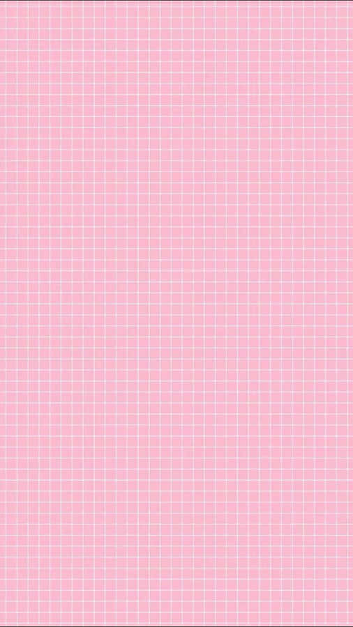 A Pink Paper With A Grid Pattern Wallpaper
