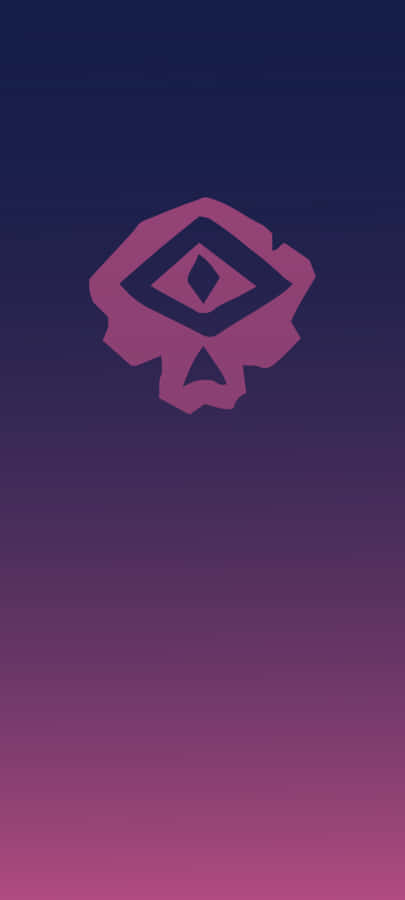 A Purple And Pink Background With A Blue And Purple Logo Wallpaper