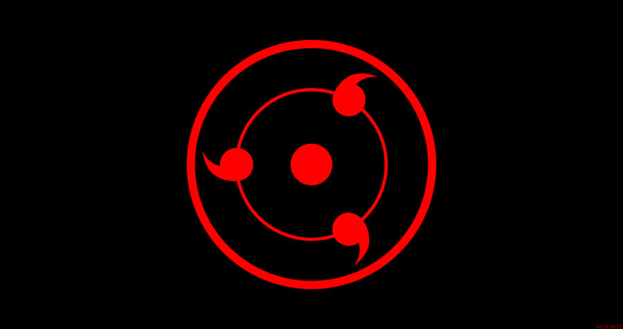 A Red Circle With A Red Circle In The Middle Wallpaper