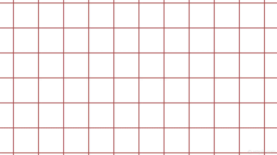 A Red Grid Paper With Lines On It Wallpaper
