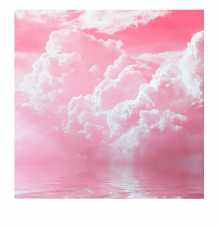 A Sea Of Breathtaking Pink Clouds Wallpaper