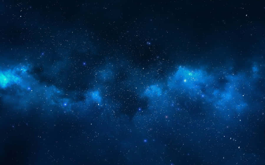 A Shimmering Sky Filled With Dark Blue Stars Wallpaper