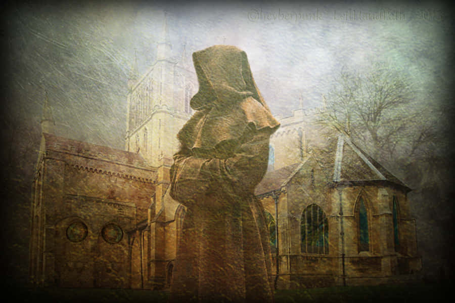 A Statue Of A Man Wallpaper