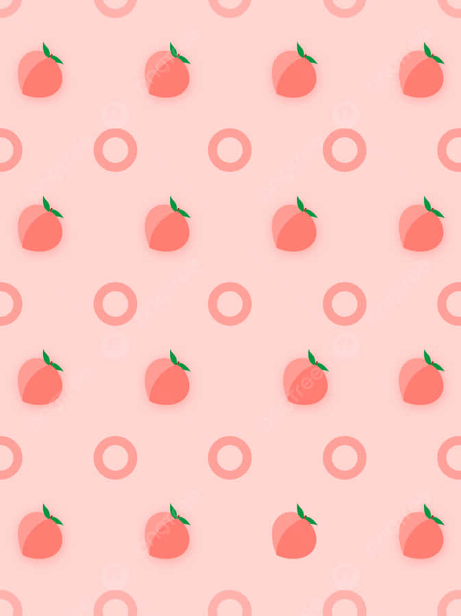 A Sweet And Lovely Peach Fruit That Looks Good Enough To Eat! Wallpaper