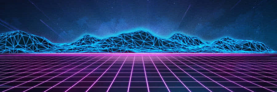 A Synthwave Journey Through The 80s Wallpaper