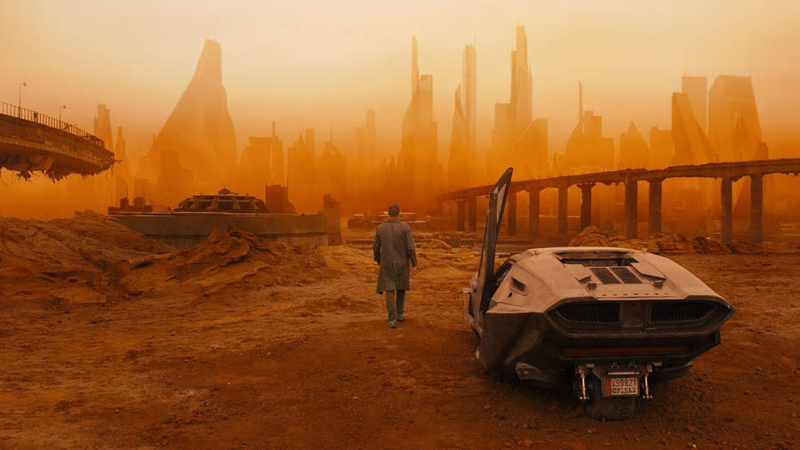A Tumultuous Future Awaits Us In The Blade Runner 2049 Filled With A Doomed City. Wallpaper