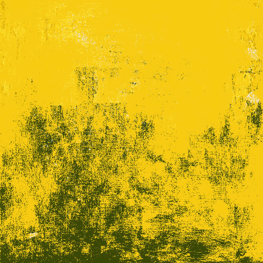 A Vibrant Mix Of Yellow And Grunge Creates An Eye-catching Visual Wallpaper