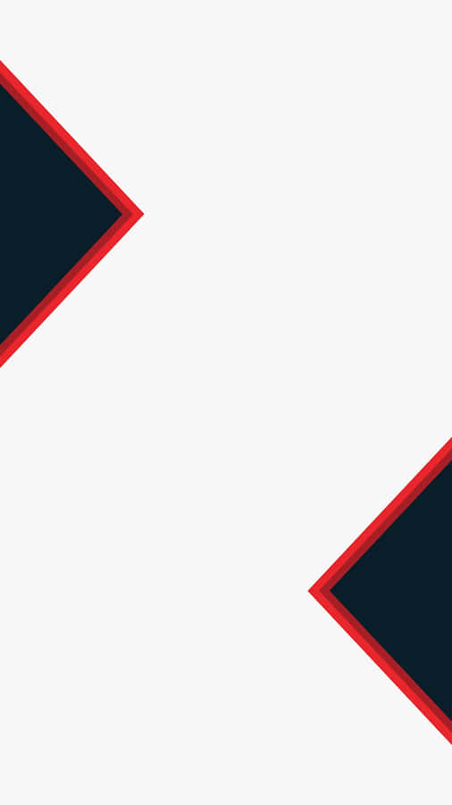 A Vibrant Red, White And Black Abstract Painting Wallpaper