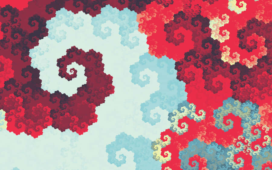 A Vivid Swirl Of Colors Stretches For Miles In A Breathtaking Landscape Wallpaper