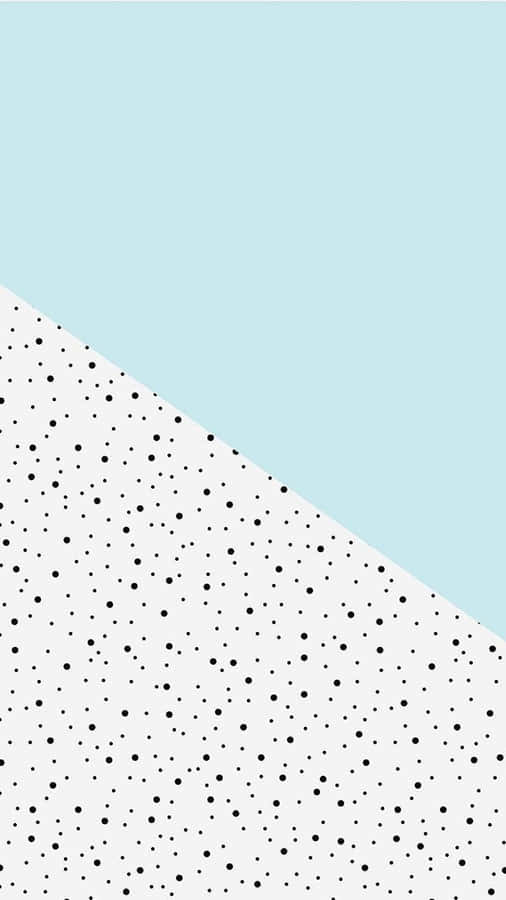 A White And Blue Polka Dot Pattern On A Blue Background Wallpaper